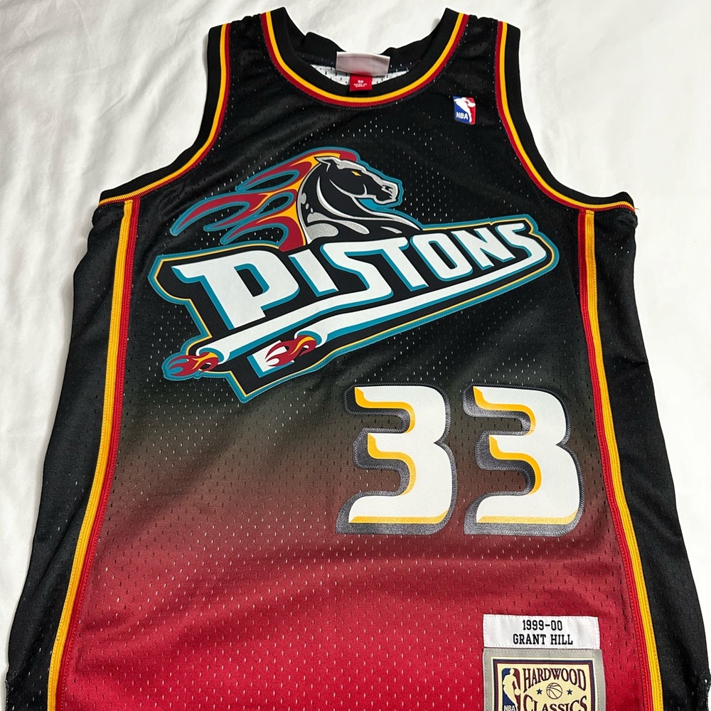 Grant Hill Detroit Pistons Mitchell and Ness Jersey Nostalgia Collection